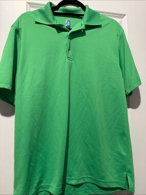 PGA Tour Green Polo Shirt
